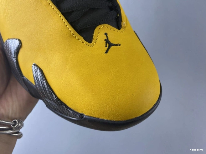 Cheap TBK UNIVERSITY 14 BQ3685-706 GOLD AIR JORDAN RETRO 0804